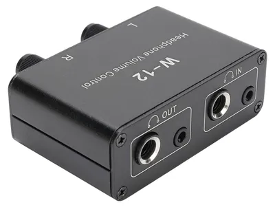 Produktbild von 3,5 mm 6,35 mm Stereo-Lautstärkeregler 1/4 Zoll 1/8 Inline-Steuerung Kopfhörer-Dämpfungsglied zur Interferenzisolierung