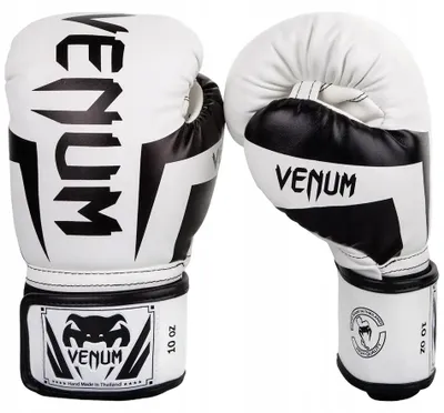 Produktbild von Boxhandschuhe VENUM ELITE - weiß/schwarz - VENUM-0984-210 2000622317949