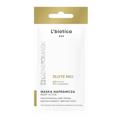 Zdjęcie produktu dla Dermomask Night Active maseczka Złote Nici 12ml