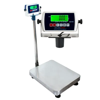 Produktbild von Geeicht Paketwaage Bodenwaage Industriewaage Waage bis 150kg Versandwaage Lagerwaage