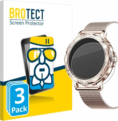 Produktbild von 3x BROTECT Schutzglas für Darmowade Smartwatch 1.2" Schutzfolie Panzer Folie Glas Display Schutz klar
