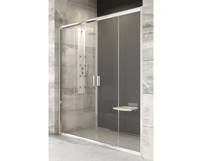 Obrázek produktu pro Sprchové dveře dvoukřídlé RAVAK Blix BLDP4-120 bright alu 190x117-121 cm 0YVG0C00Z1