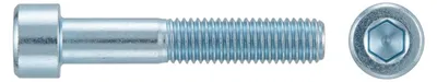 Produktbild von DIN 912/ISO 4762 Zylinderkopf-Schaftschraube M6x6 Stahl 12.9 blank ISK 500 Stk
