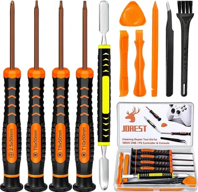 Image de horloges kit de réparation horloges outil de réparation et de nettoyage kit d'outils avec pincettes brosse tournevis pour Xbox Controller