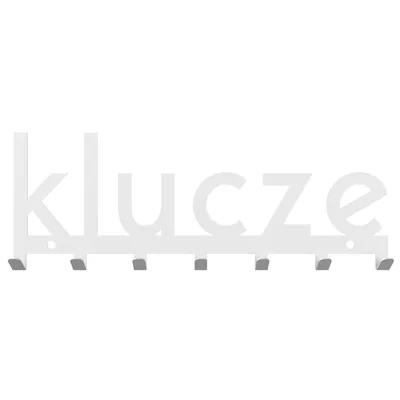 Produktbild von Metall Wandhaken für Schlüssel, Kleidung, Wandgarderobe, Kleiderhaken, Flurgarderobe, Garderobe, Rucksack, Handtücher weiß
