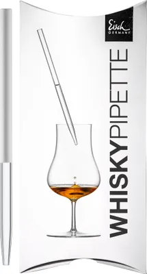 Produktbild von Eisch Whisky Pipette Gentleman Weiß, Verdünnungspipette, Glas, Weiß, 17 cm, 86599905