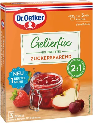 Produktbild von Dr. Oetker Gelierfix 2:1 3 Beutel 75g