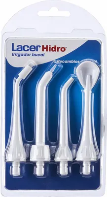 Productafbeelding van Reservekop Lacer Hidro Advanced mondspoelsysteem, 4 stuks