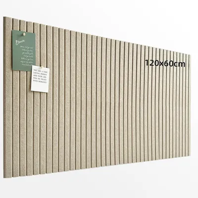 Productafbeelding van Prikbord 120 x 60 cm, 8 viltplaten, zelfklevend, khakikleurig, voor kantoor