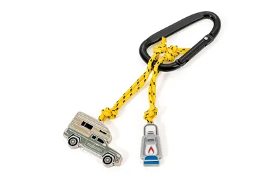 Produktbild von TROIKA CAMPING, Schlüsselring, Mehrfarbig, Aluminium, Metall, Nylon, Abbildung, Uni, Alle