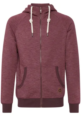 Produktbild von Solid SDVitu Herren Sweatjacke Kapuzenjacke Zip-Hoodie mit Kapuze Kordelzug Kängurutasche Reißverschluss Baumwollmischung Regular fit