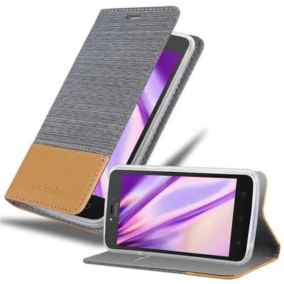 Produktbild von Cadorabo DE-114250, Motorola, Motorola MOTO C PLUS, Grau