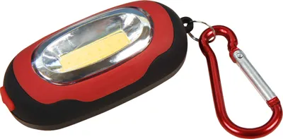 Produktbild von LED Taschenlampe McShine "LET-63", 60lm, 3 Modi, Karabiner, 73x35x23mm