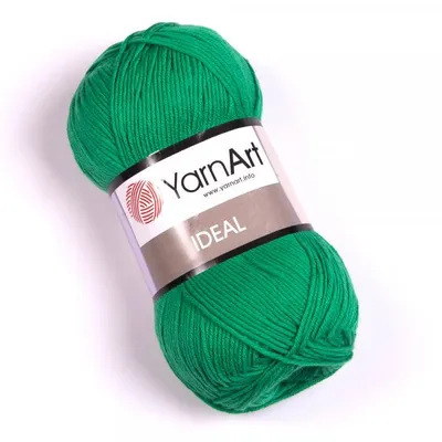 Produktbild von Yarn Art Ideal 227 Green Strickgarn