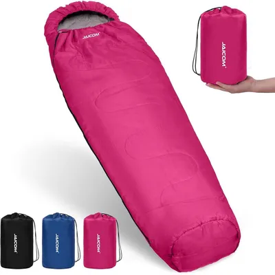 Produktbild von Mumienschlafsack 3-4 Jahreszeiten Ultraleicht 1600g Kleines Packmaß Rose