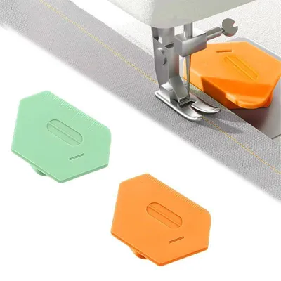 Produktbild von Magnetische Nahtführung - Multifunktionale polygonale Nähhilfe - Präzises Nähen für Nähmaschinen - 2 Stück