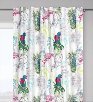 Produktbild von Fertigschal verdeckte Schlaufen „Fruit“ -  Größe (HxB) 245x135cm bunt