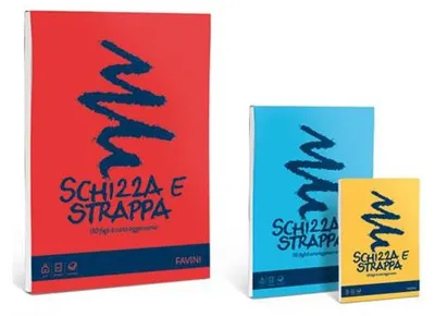 Immagine prodotto di Favini Schizza e strappa quaderno per scrivere A4 150 fogli Bianco