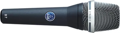 Zdjęcie produktu dla AKG D7, Mikrofon Stage / Performance, 70 - 20000 Hz, 600 Ω, 2000 Ω, 2,6 mV/Pa, Zrównoważony