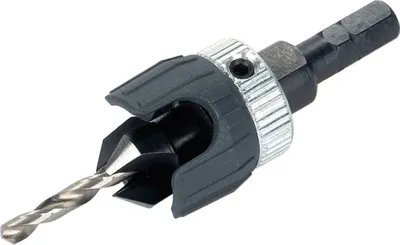 Obrázek produktu pro Wolfcraft Předvrták a záhlubník, stopka šestihran 2544000 průměr 3,2-12 mm