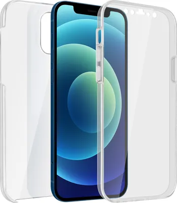 Produktbild von Avizar, Schutzhülle für Apple iPhone 12 Mini, Vorder- + Rückseite, Transparent