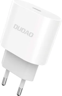 Image de Adaptateur Dudao A8SEU, PD, 20W, EU, USB-C, blanc