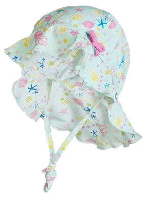 Image de Bonnet de bain Sterntaler avec protection de la nuque « Coquillage »
