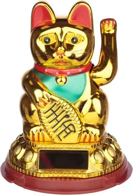 Produktbild von Maneki Neko Japanische Glückskatze mit Augen 7,5 cm