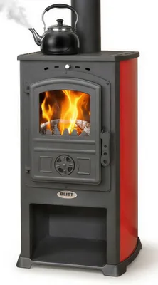 Produktbild von Kaminofen Modena 4.0 rot - 7,4kW
