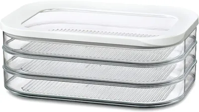 Produktbild von Mepal 6 Stück kühlschrankdose modula aufschnitt 550/3 - weiß 106938030600
