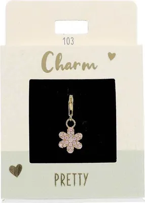Produktbild von DEPESCHE Charm Express yourself rosa Blüte gold