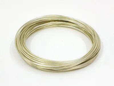 Produktbild von 3m Aludraht / Aluminiumdraht, Farbe: Champagner