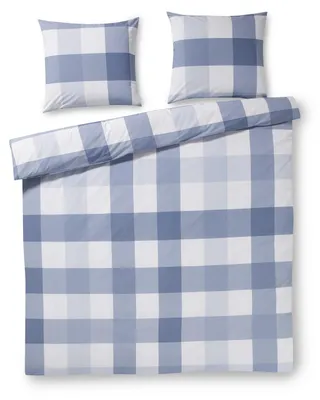 Productafbeelding van Papillon Dekbedovertrek Perth - navy 240x200/220cm