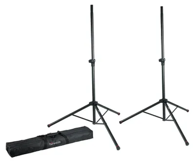 Produktbild von Gator Frameworks GFW-SPK-2000SET Verstellbare Lautsprecherständer mit Tasche