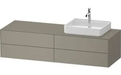 Produktbild von DURAVIT WT4867R92920000 Konsolen-WTU wandh White Tulip 550x13