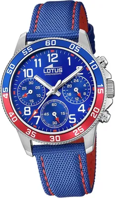 Immagine prodotto di Lotus Pelle Giovani Bambini Orologio da polso Blu Rosso Lusso Elegante Junior D2UL18581/4