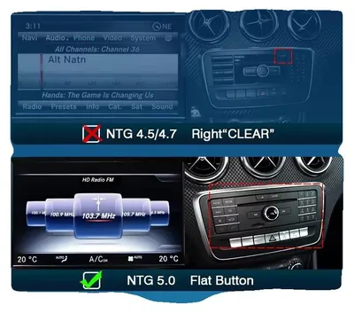 Image de Auto-Modul compatible avec CarPlay et Android Auto, système de navigation GPS, pour Mercedes NTG 5.0