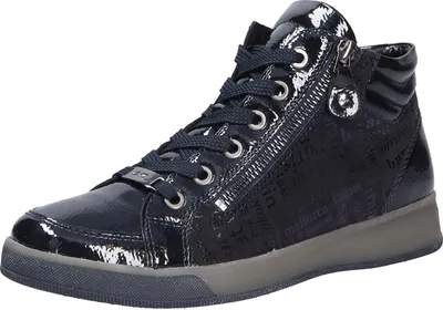 Immagine prodotto di Scarpe da ginnastica Ara ROM-ST-HIGH, vernice/spazzolato, blu, donna