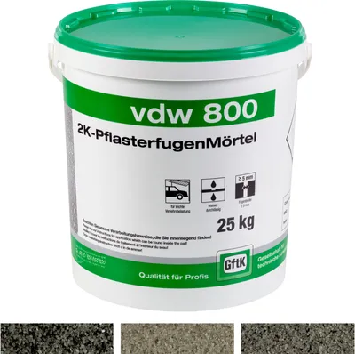 Produktbild von VDW 800 Fugenmörtel, Steingrau, 25 Kg