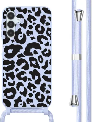 Image de imoshion Étui design en silicone avec cordon pour le Samsung Galaxy A15 (5G/4G) - Lilas animal