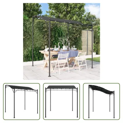 Obrázok produktu pre Markíza Living Store antracitová 2x2,3 m 180 g/m² látka a oceľ