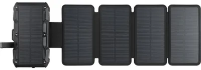 Zdjęcie produktu dla Sandberg Solar 5-Panel Powerbank 27000, 27000 mAh, Programmable Power Supply (PPS), Bezprzewodowe ładowanie, Czarny