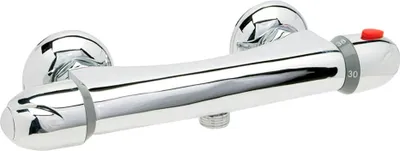 Image de Mitigeur monocommande Wolfpack "Série Flow" douche avec thermostat.