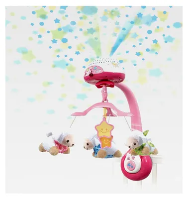 Produktbild von Schäfchen-Mobile in Rosa