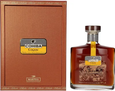 Image de Martell Cohiba Grande Champagne Cognac 43% Vol. 0,7l en boîte cadeau