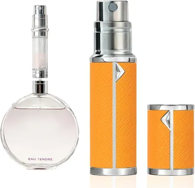 Imagen del producto de Atomizador recargable, de 5 ml, color amarillo, para viajes
