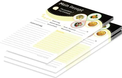 Produktbild von PRICARO Rezeptblock "Pastaspaß", A5, 3 Stück