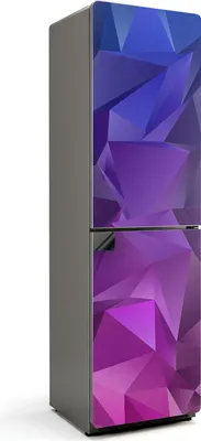 Obrázok produktu pre Abstraktný mnohouholníkový vzor - Magnetický kryt na chladničku - Dekoratívna magnetická fólia do kuchyne - Magnetický dekor na chladničku - Samolepiaca magnetická tabuľa - Magnetická fólia na dvere chladničky - 60x205 cm