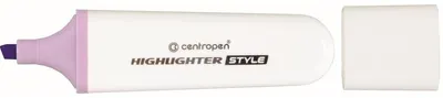 Obrázok produktu pre Zvýrazňovač Centropen Style Soft 6252, 1,5 mm, klínový hrot, fialový