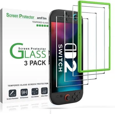 Produktbild von Gehärtete Glassiebfolie für Nintendo Switch 2 Modell 2025